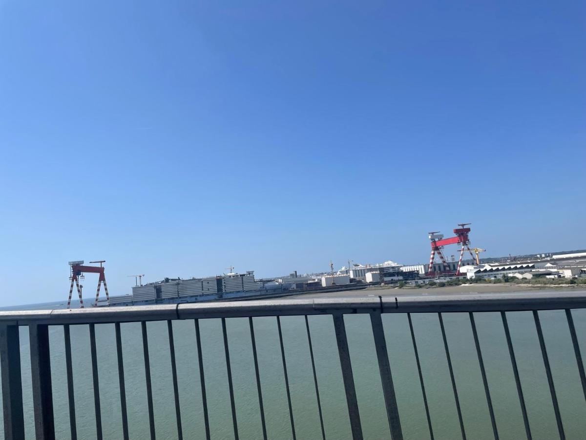 Studio Cosy Avec Terrasse, Proche Chantiers Et Airbus Saint-Nazaire  Ngoại thất bức ảnh